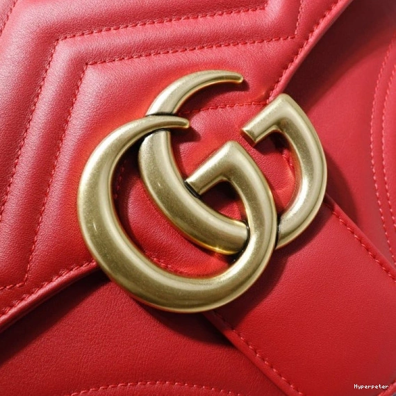 Hyper Peter top medium Marmont Gucci bag handle GG 0711